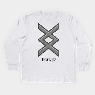 Ingwaz Rune Kids Long Sleeve T-Shirt